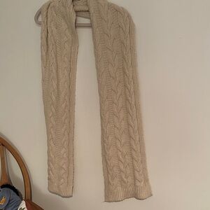 J. Crew Soft Cream Knit Scarf New